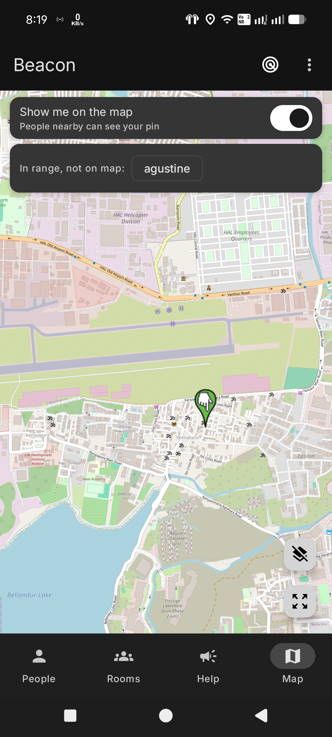 Beacon screenshot